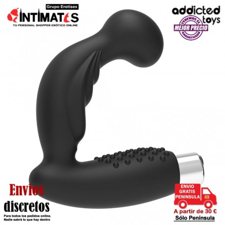 Anal Massager · Masajeador prostático recargable 110mm · Addicted Toys