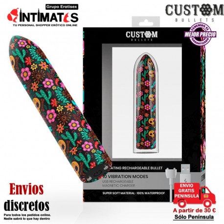 Skull · Bala vibradora recargable 10v. · Custom Bullets