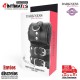 Wide Black Hand Cuffs · Esposas ajustables de cuero con forro · Darkness