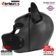 Neoprene Puppy Hood · Máscara perro con hocico extraíble · Darkness