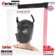 Neoprene Puppy Hood · Máscara perro con hocico extraíble · Darkness