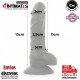 Dildo flexible de silicona 130 mm + Arnés · Cock Miller