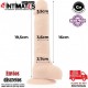 Dildo flexible de silicona 130 mm + Arnés · Cock Miller