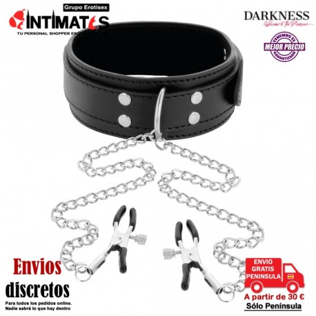 Black Collar · Collar con pinzas para pezones · Darkness