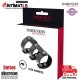 Cock Harness · Anillo doble de cuero sintético para pene y testículos · Darkness
