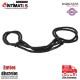 Black Rope Handcuffs · Esposas de algodón para muñecas y tobillos · Darkness