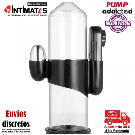 Universal Sleeve & Vibrating Bullet · Vibrador para bomba · Pump addicted