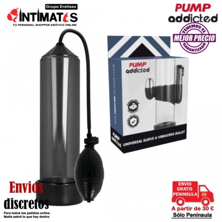 RX 3 Power · Bomba de succión con vibrador · Pump Addicted