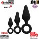 Silicone Butt Plug · Set de 3 Plugs Anales · Fist It