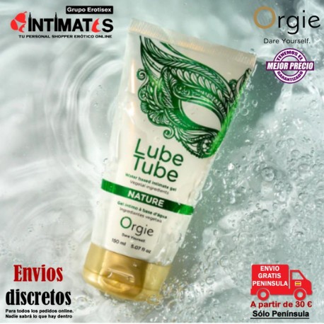 Lube Tube Nature · Lubricante a base de agua · Orgie