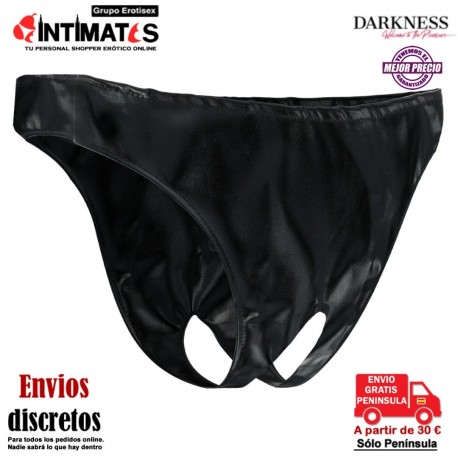 Panties estilo fetish con abertura · Darkness
