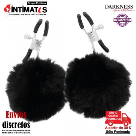 Fur Ball Nipple Clams · Pinzas para pezones con pompones · Darkness