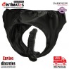 Braguitas con dildo y plug intercambiables · Darkness