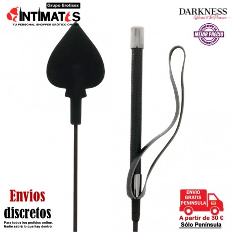 Ridding Crop Black · Fusta de cuero negra 60cm · Darkness