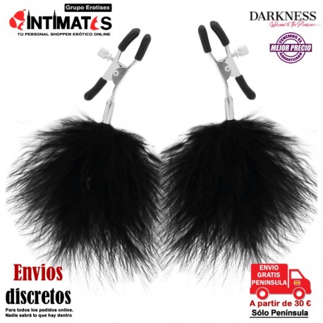 Fur Nipple Clams · Pinzas para pezones con pompones · Darkness