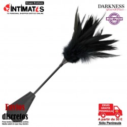 Feather Crop · Fusta de doble cara con plumas · Darkness