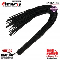 Black Flogger · Látigo de bondage 50cm · Darkness