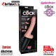 6.5" Thrusting Cock · Vibrador de empuje con testículos · King Cock