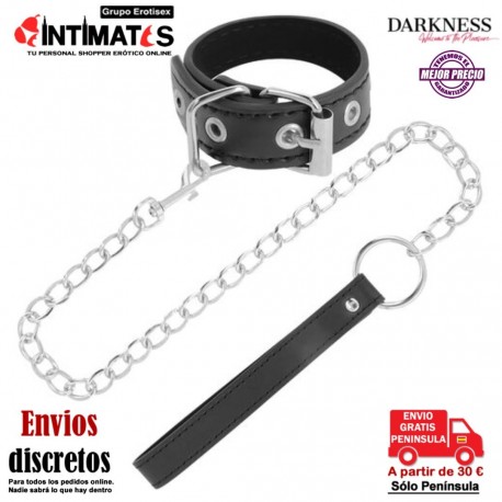 Penis Ring · Anillo para el pene con correa · Darkness