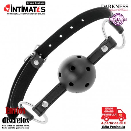 Black Breathable Clamp · Mordaza transpirable con bola · Darkness