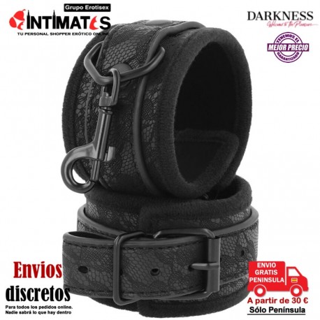 Black HandCuffs · Esposas de cuero para muñecas · Darkness