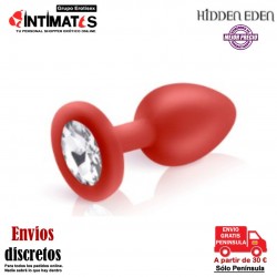 Cloud · Plug anal de silicona rojo - S · Hidden Eden