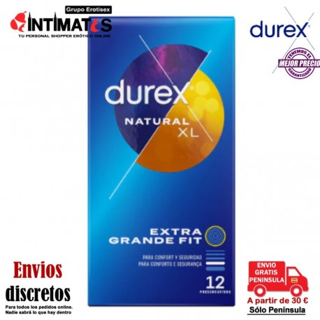 Natural XL · 12 Preservativos · Durex