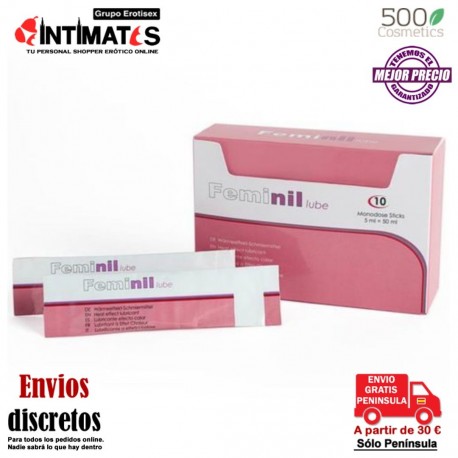 Feminil Lube ♀ · Lubricante vaginal potenciador de la sexualidad · 500Cosmetics