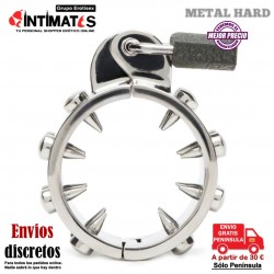 Anillo de castidad anti erección · Metal Hard