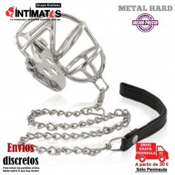 Anillo de castidad con correa · Metal Hard