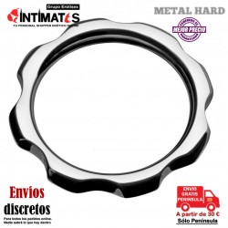 Anillo de acero para pene y testículos 45mm · Metal Hard