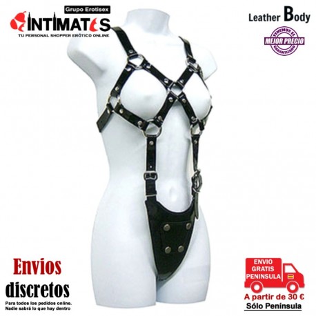 Gladiatrix · Arnés de cuero · Leather Body