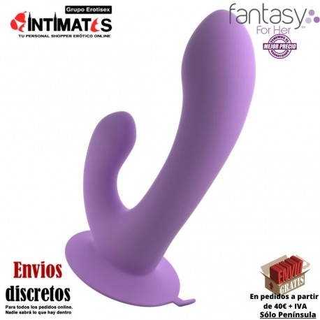 Duo Pleasure Wallbang-Her · Vibrador de clítoris y punto-G · Fantasy For Her