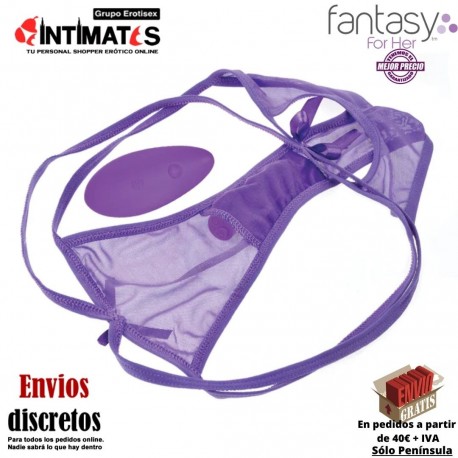 Petite Panty Thrill-Her · Tanga con bala vibradora · Fantasy For Her