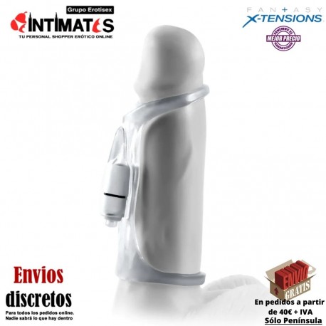 Vibrating Cock Sling · Extensión  de pene con vibración · Fantasy X-Tensions