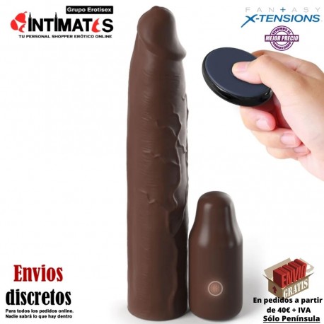 3" Silicone X-Tension · Funda para el pene con correa · Fantasy X-Tensions