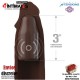 3" Silicone X-Tension · Funda para el pene con correa · Fantasy X-Tensions