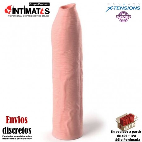 Uncut Silicone Penis Enhacer · Funda para el pene · Fantasy X-Tensions