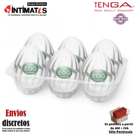 Thunder · Huevo Masturbador - Pack 6 uds. · Tenga