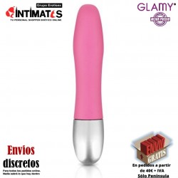 Finger · Pequeño vibrador liso de color rosa glacial · Glamy
