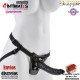 Designer Strap-On · Arnés de tiro bajo · Fetish Fantasy Gold
