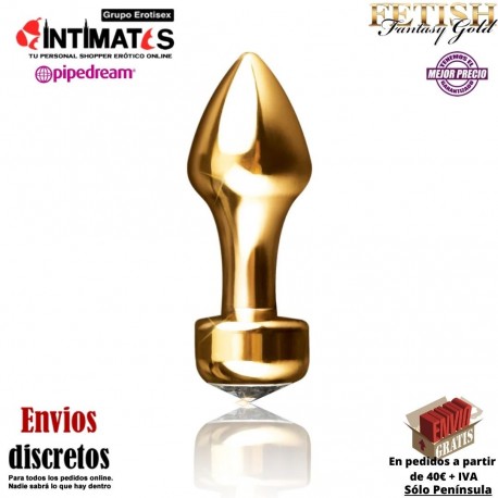 Mini Luv Plug · Dilatador anal · Fetish Fantasy Gold