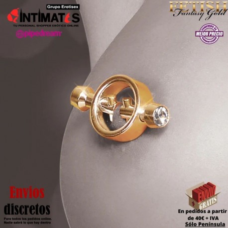 Magnetic Clamps · Pinzas para los pezones · Fetish Fantasy Gold