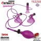 Vibrating Triple Suckers · Succionador de pezones y clítoris · Fetish Fantasy Series
