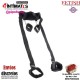 Position Master with Cuffs · Arnés para piernas con esposas · Fetish Fantasy Series