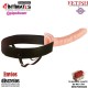 10" Hollow Strap · Arnés con pene hueco de 250mm · Fetish Fantasy Series