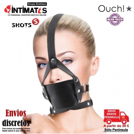 Leather Mouth Gag · Mordaza de cuero · Ouch!