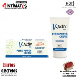 V-Activ Man · Crema para potenciar la erección · Hot