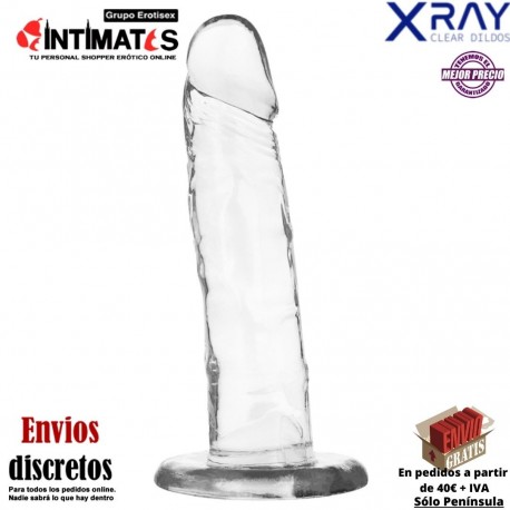 Consolador realista transparente 210mm · X Ray