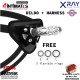 Arnés + Consolador realista transparente 120mm · X Ray
